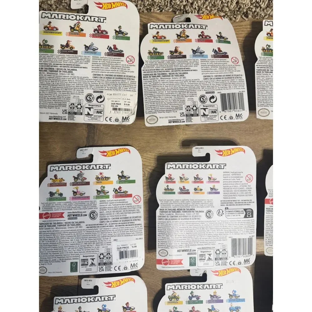 Hot Wheels Mario Kart lot of 14 - READ